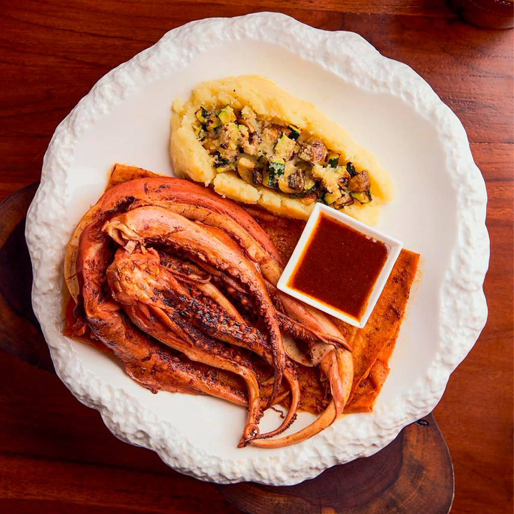 Pulpo Asado al Trapo de Rincón del Steak Guatemala