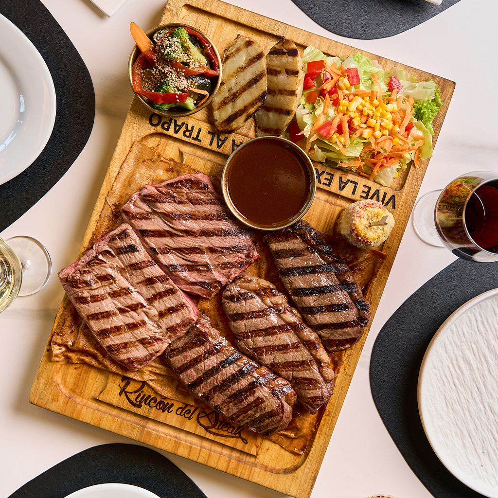 Parrillada Premium de carnes de Rincón del Steak Guatemala