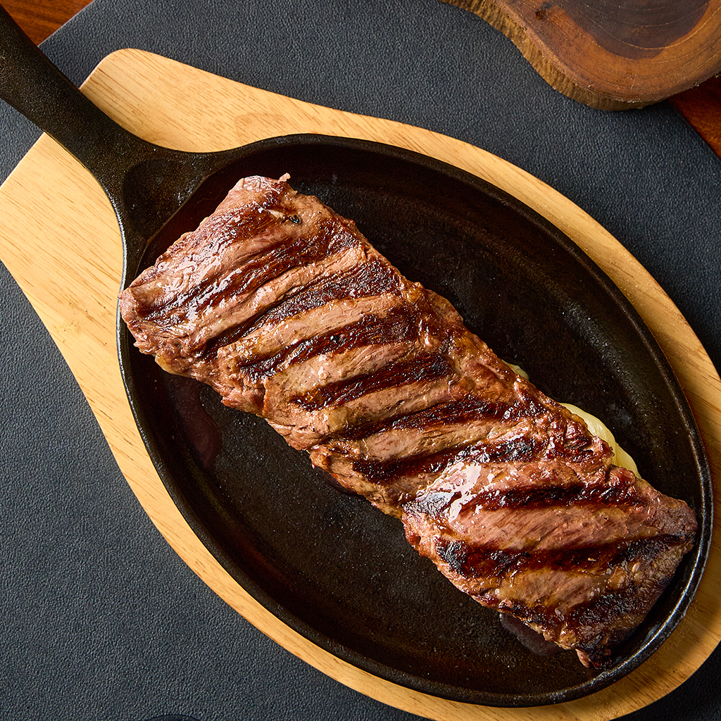 Corte de Entraña a la parrilla de Rincón del Steak Guatemala